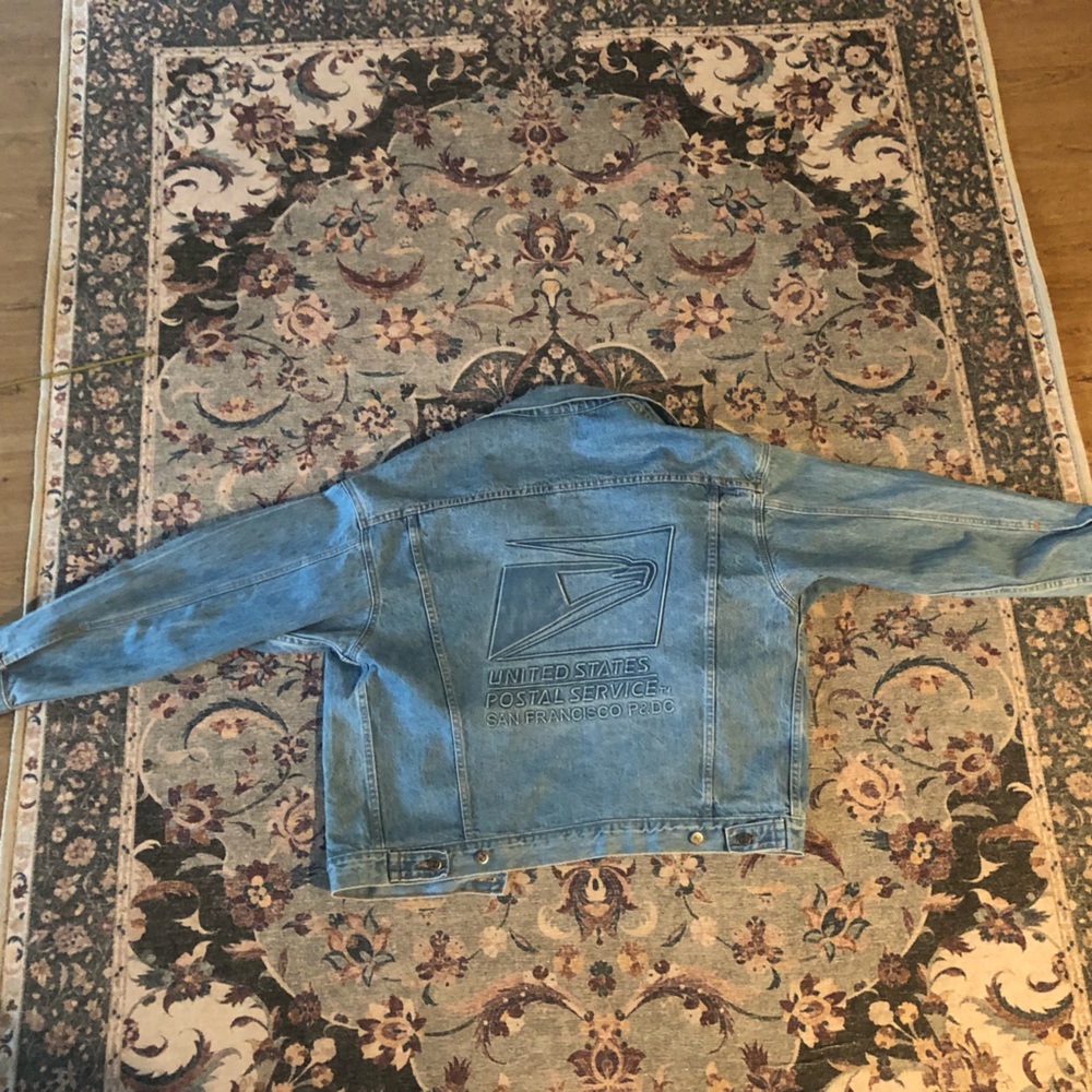 Vintage USPS San Francisco jean jacket